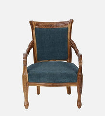 Heritage Heirlooms Sheesham Solid Wood Arm Chair in Honey Oak Finish