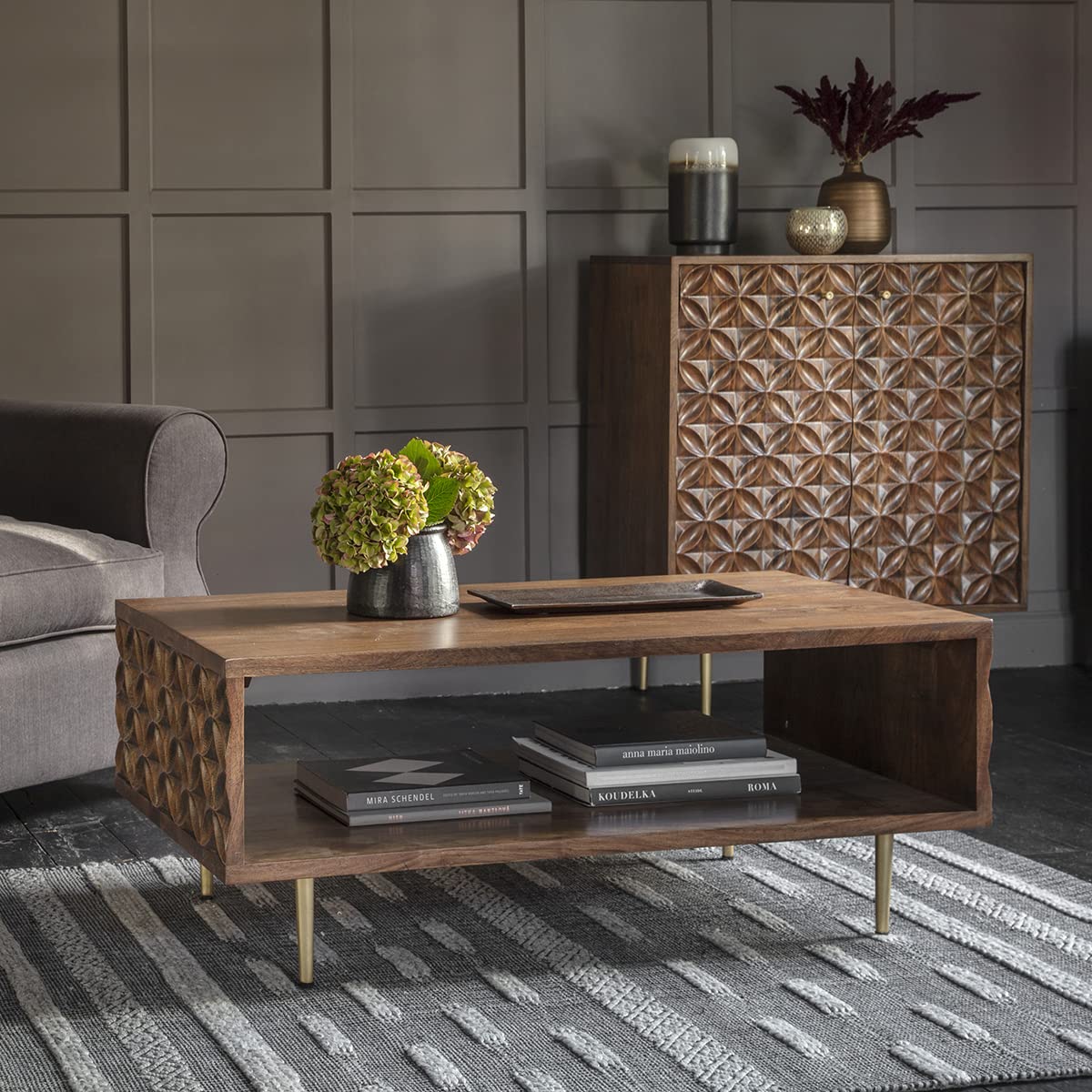 Kraft Bazaar Agra Coffee Table 90x50x40Cm