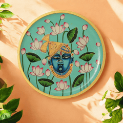 Traditional Rajasthani Hand Painted Wall Decor Plates 12