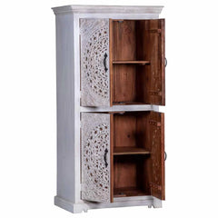 Indian Hand Carved Solid Wood Wardrobe C21