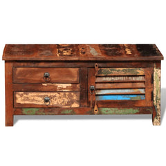 Salvage Reclaimed Wooden Rustic Colour TV Unit Stand B28