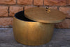Indian Solid Wood Brass Drum Storage Coffee Table C146
