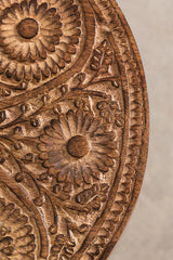 Indian Hand Carved Mango Wood Side Table 27