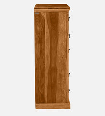 Shanti Surprise  Sheesham Wood Chest Of Drawers in Scratch Resistant Rustic Teak Finish