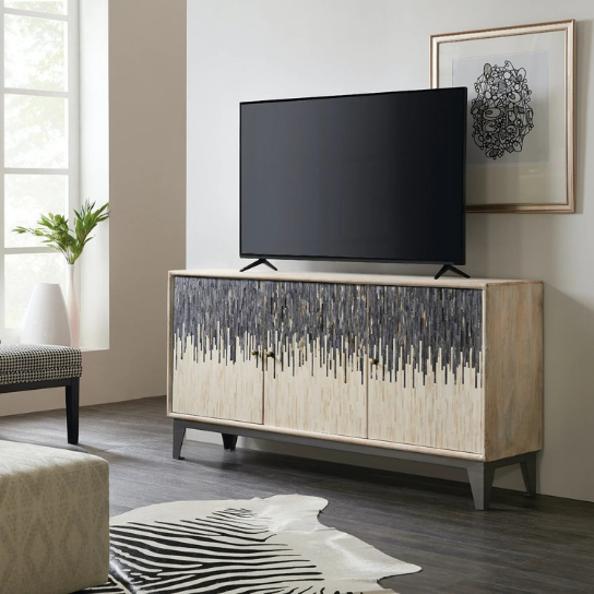 Bone Inlay Mango Wood Sideboard S70