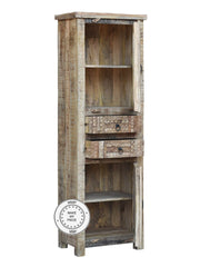 Yennora Indian Solid Wood Display Cabinet Natural 60x40x180 CM