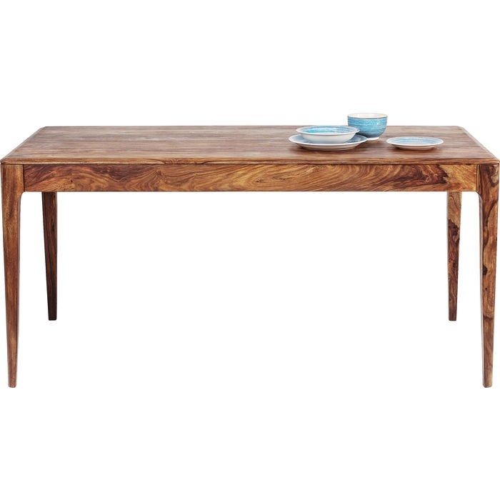 Boston Taper Contemporary Solid Wood Rectangle Dining Table Natural 2m