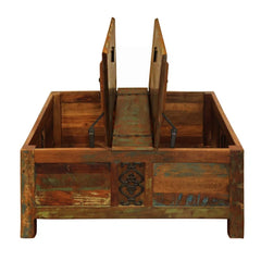 Nirvana Reclaimed Solid Wood Coffee Table With Storage B8