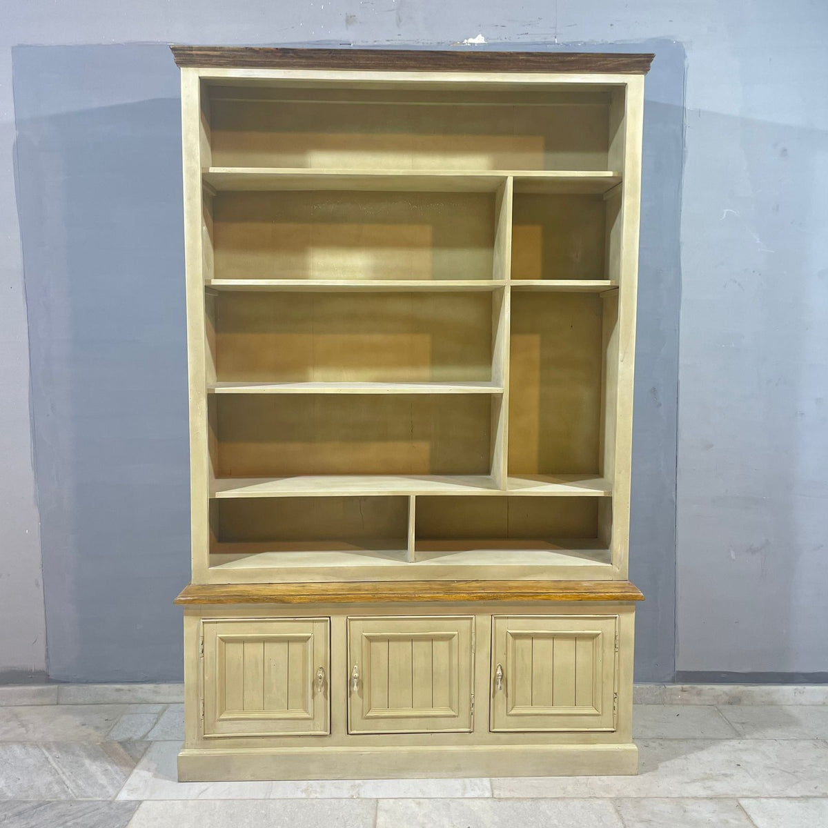 Indian Hand Carved Solid Wood Bookshelf B47