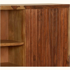 Vivid Indian Mango Wood Freestanding Cabinet Drawers