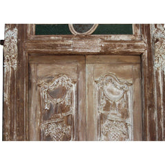 Indian Vintage Antique Handcrafted Solid Wood Door 39