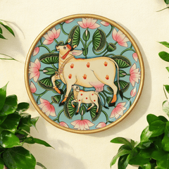 Traditional Rajasthani Hand Painted Wall Decor Plates 13