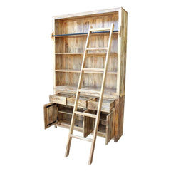 AVALON INDIAN WOODEN ZEN MANGO BOOKSHELF LARGE