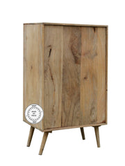 Avalon Contemporary Indian Solid Wood Printed Chest Of Drawers