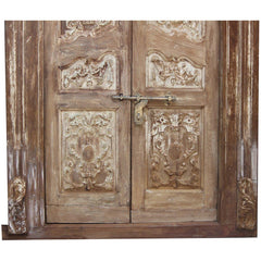Indian Vintage Antique Handcrafted Solid Wood Door 39