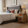 Indian Hand Painted Solid Wood Bedsides Table B5