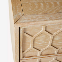 Hand Carved Solid Wood Bedsides Table 69