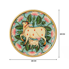 Traditional Rajasthani Hand Painted Wall Decor Plates 13
