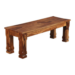 Boston Long Solid Wood Dining Bench Natural