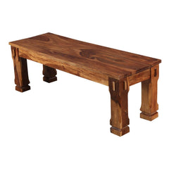 Boston Long Solid Wood Dining Bench Natural