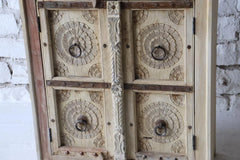 Indian Vintage Hand Carved Solid Wood Cabinet D56