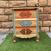 Indian Hand Painted Solid Wood Bedsides Table B5
