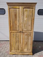 Mango Classic Handmade Solid Mango Wood Wardrobe Cabinet