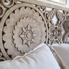 Hand Carved King Size Bed Headboard Bed Head H14