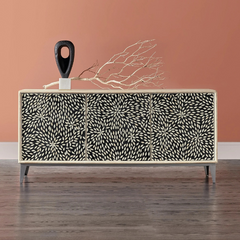 Bone Inlay Solid Wood Sideboard S71