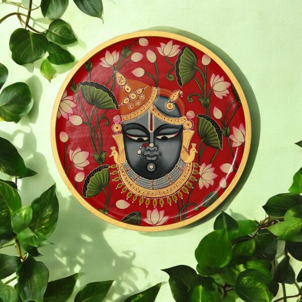 Traditional Rajasthani Hand Painted Wall Decor Plates 15
