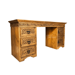 Hand Carved Solid Hard Wood Dresser Dressing Table D1