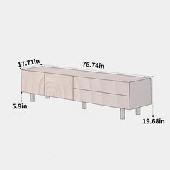 Kraft Bazaar Indian Mango Wood Hand Carved TV Unit Stand B29