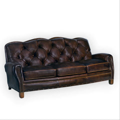 Chesterfield Leather Hayden Tufted  Sofa Leather Lounge Couch 3 Seater CHSE15