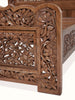 Indian Hand Carved Solid Wood Bed Frame King Size 166