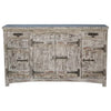 Rustica Hand Carved 2 Drawers & 4 Door Solid Wood Sideboard S78