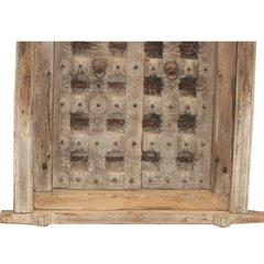 Indian Vintage Antique Handcrafted Reclaimed Teak Wood Door 40