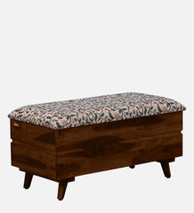 Shanti Surprise Sheesham Wood Bench With Storage In Scratch Resistant Provincial Teak Finish