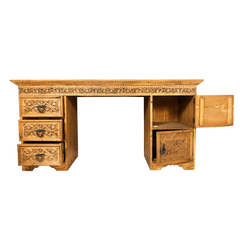 Hand Carved Solid Hard Wood Dresser Dressing Table D1