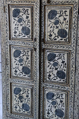 Avani Indian Hand Painted Solid Wood Cabinet Wardrobe D64