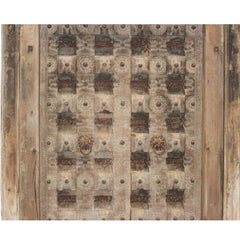 Indian Vintage Antique Handcrafted Reclaimed Teak Wood Door 40