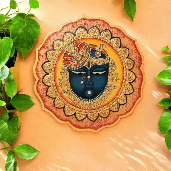Traditional Rajasthani Hand Painted Wall Decor Plates 16