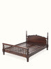 Indian Hand Carved Solid Wood Bed Frame King Size 167