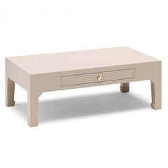 Golden Dragon Oriental Painted Solid Wood Grey Coffee Table 110x60x45cm