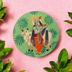 Traditional Rajasthani Hand Painted Wall Decor Plates 20