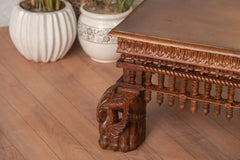 Indian Hand Carved Royal Heritage Mango Wood Coffee Table C66