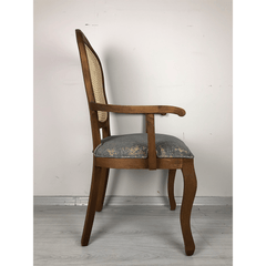 Rattan Elegance Series Wooden Cane Rattan Arm Chair 03