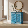 Indian Hand Carved Solid Wood Cabinet D134
