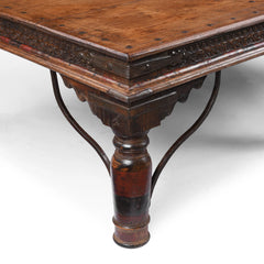 Takhat Indian Hand Carved Solid Wood Coffee Table C56