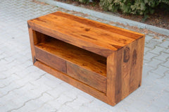 Boston Contemporary Solid Wood Entertainment TV Unit