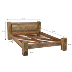 Avalon INDIAN WOODEN ZEN MANGO BED